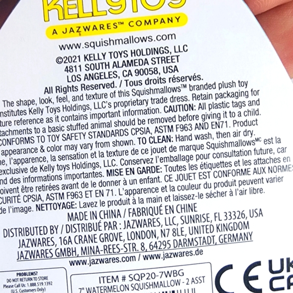 RAINA 🐧 Blue Penguin Hug Mees Original Squishmallow by Kelly Toy ☆》NWT《☆ - Picture 8 of 8